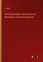 Sechsundreissigster Jahresbericht des Mannheimer Vereins für Naturkunde