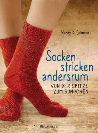 Socken stricken andersrum  - Von der Spitze zum Bündchen