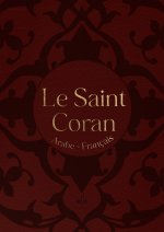 Saint Coran - Bilingue (arabe,franCais) - Poche (10x14) - bordeau - dorure