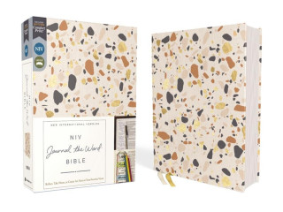 Niv, Journal the Word Bible, Cloth Over Board, Cream, Red Letter, Comfort Print: Reflect, Take Notes, or Create Art Next to Your Favorite Verses