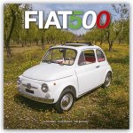 Fiat 500 Calendar 2024  Square Car Wall Calendar - 16 Month