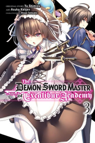 Demon Sword Master of Excalibur Academy, Vol. 3 (manga)