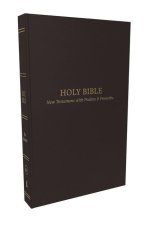 Kjv, Pocket New Testament with Psalms and Proverbs, Softcover, Black, Red Letter, Comfort Print