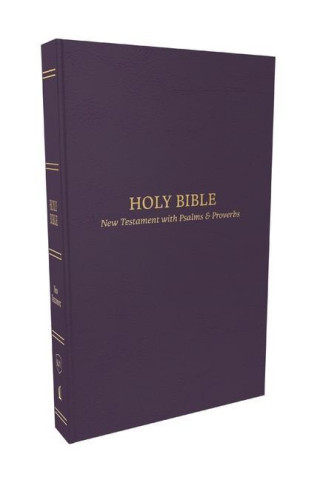 Kjv, Pocket New Testament with Psalms and Proverbs, Softcover, Purple, Red Letter, Comfort Print