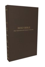 Kjv, Pocket New Testament with Psalms and Proverbs, Leatherflex, Brown, Red Letter, Comfort Print