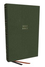 Nkjv, Single-Column Reference Bible, Verse-By-Verse, Leathersoft, Green, Red Letter, Comfort Print