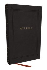 NKJV Holy Bible, Personal Size Large Print Reference Bible, Black, Leathersoft, 43,000 Cross References, Red Letter, Thumb Indexed, Comfort Print: New