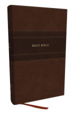 NKJV Holy Bible, Personal Size Large Print Reference Bible, Brown, Leathersoft, 43,000 Cross References, Red Letter, Comfort Print: New King James Ver