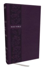 NKJV Holy Bible, Personal Size Large Print Reference Bible, Purple, Leathersoft, 43,000 Cross References, Red Letter, Thumb Indexed, Comfort Print: Ne