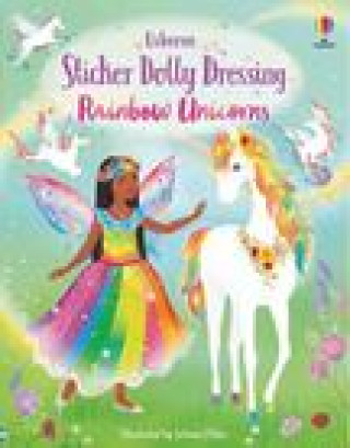 Sticker Dolly Dressing Rainbow Unicorns (Antonia Miller)(Miękka)