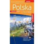 Polska samochodowa 1:715 000. Mapa samochodowa (plastik)