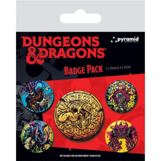 Dungeons and Dragons - set odznaků