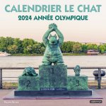 Le chat calendrier annee olympique 2024