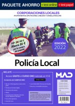 PAQUETE AHORRO TEST PAPEL Y TEST ONLINE POLICIA LOCAL DE COR