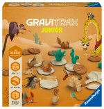 Ravensburger GraviTrax Junior Extension Desert - Erweiterbare Kugelbahn für Kinder, Murmelbahn aus umweltfreundlichen Materialen mit Themenwelten, Ler