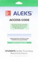 ALEKS Prep for Math & Dosage Standalone Access Card