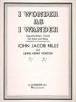 I Wonder as I Wander: High Voice in c minor