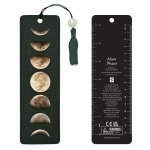 MOON PHASES BEADED BKMARK