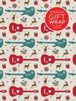 Hal Leonard Wrapping Paper - Guitars & Reindeer Theme