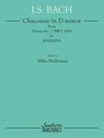 CHACONNE FOR MARIMBA      MARIMBA SOLO