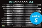 2024 MOON CALENDAR CARD 5 PACK