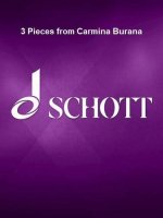 3 PIECES FROM CARMINA BURANA FLUTE (VLN), VIOLA (CLARINET)AND GUITAR SCORE AND PARTS