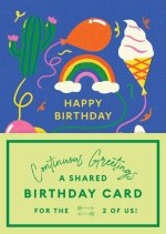 CONTINUOUS GREETINGS SHARED BDAY CARD