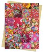 BX-FLORAL PATCHWORK QUILT GREETING CARD
