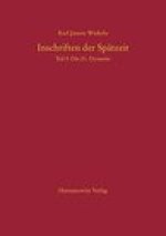 Inschriften der Spatzeit: Teil I: Die 21. Dynastie. Sonderausgabe