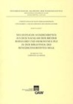 Neuzeitliche Handschriften aus dem Nachlass der Bruder Bernhard und Hieronymus Pez in der Bibliothek des Benediktinerstiftes Melk