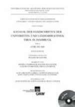 Katalog der Handschriften der Universitats- und landesbibliothek tirol in Innsbruck: Teil 6: Cod. 501-600