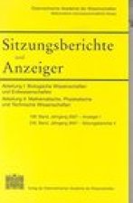 Sitzungsberichte und Anzeiger der mathematisch-naturwissenschaftlichen Klasse: Abteilung I: Biologische Wissenschaften und Erdwissenschaften Abteilung
