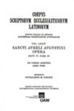 Augustinus De libero arbitrio - ed. W. M. Green/ REPRINT