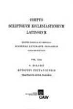 CSEL 22- REPRINT. Hilarus. Pictaviensis- Tractatus super psalmus