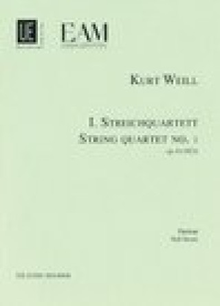 String Quartet No. 1, Op. 8: Score