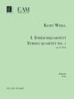 String Quartet No. 1, Op. 8: Parts