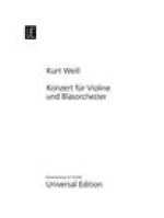 Concerto for Violin and Wind Orchestra, Op. 12: Violin and Piano Reduction Critical Edition