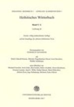 Hethitisches Worterbuch Band V: K (Lieferung 26)
