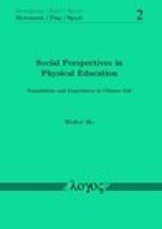 Social Perspectives in Physical Education: Foundations and Experiences in Chinese Soil