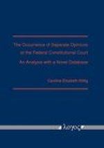The Occurrence of Separate Opinions at the Federal Constitutional Court: An Analysis with a Novel Database