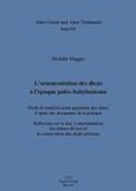 L'ornementation des dieux a l'epoque paleo-babylonienne: Etude du materiel ayant appartenu aux dieux d'apres des documents de la pratique. Re?exions s