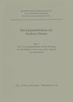 Das Epipalaolithikum des Vorderen Orients: 1: Das Epipalaolithikum und der Ubergang zum Neolithikum in der Levante und in Agypten. 2: Das Epipalaolith