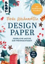 Design Paper A6: Frohe Weihnachten. Mit Handlettering-Grundkurs