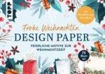 Design Paper A5: Frohe Weihnachten. Mit Handlettering-Grundkurs