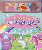 Plstěné hrátky Jednorožci + 23 plstěných samolepek a 5 scén ke hraní