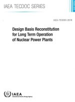 Design Basis Reconstitution for Long Term Operation of Nuclear Power Plants: IAEA Tecdoc No. 2018