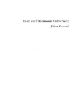 Essai sur l'Harmonie Universelle