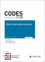 Code essentiel Droit international pénal 2023
