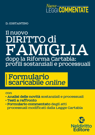 nuovo diritto di famiglia dopo la riforma Cartabia: profili sostanziali e processuali