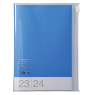 MARK'S 2023/2024 Taschenkalender B6 vertikal, Colors, Blue